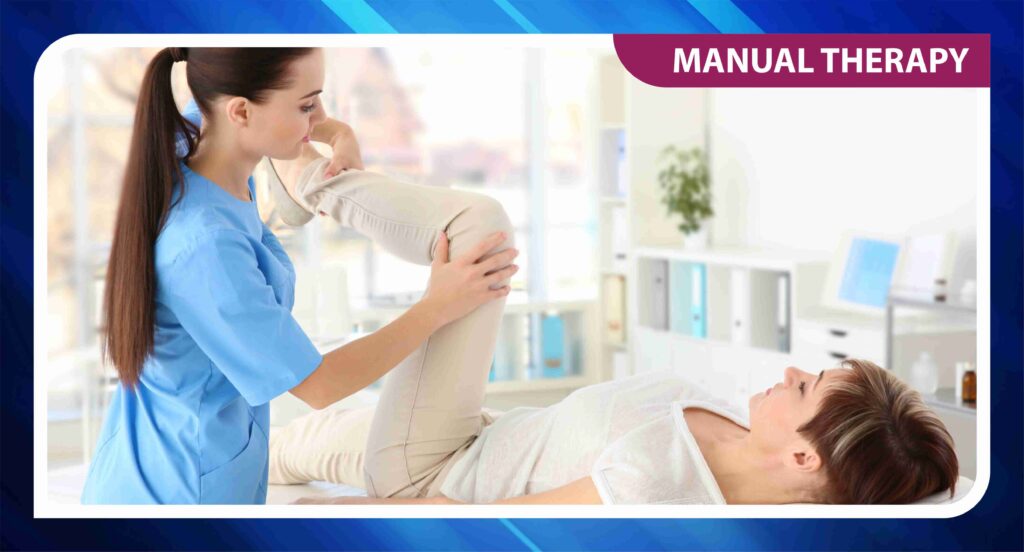 Manual therapy session at Sherin’s Physiocare