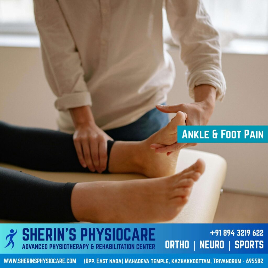 Physiotherapy for ankle and foot pain treatment in Trivandrum