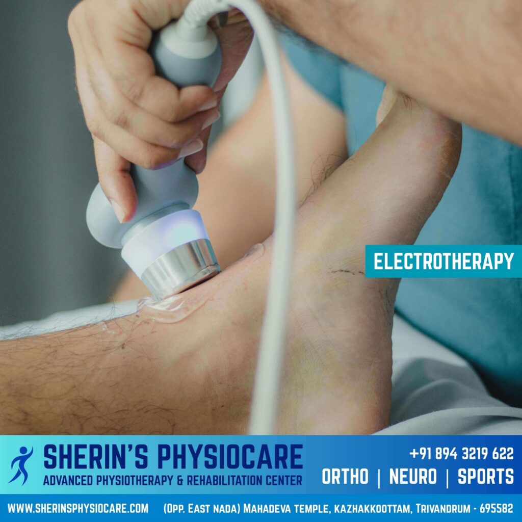 Electrotherapy physiotherapy treatment for pain in Trivandrum