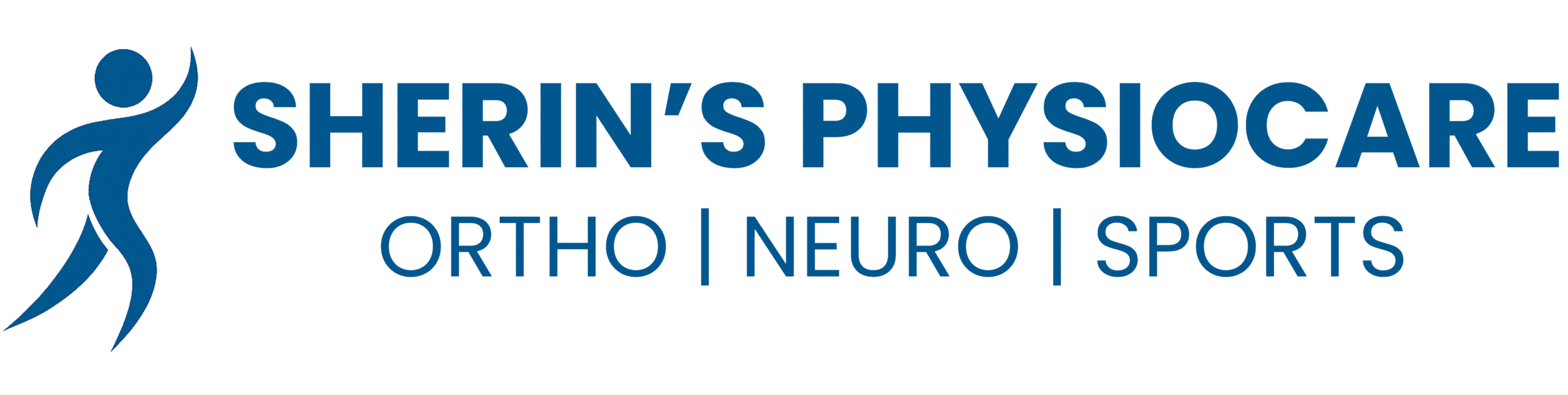 SHERIN’S PHYSIOCARE logo representing a trusted physiotherapy and rehabilitation clinic in Trivandrum.